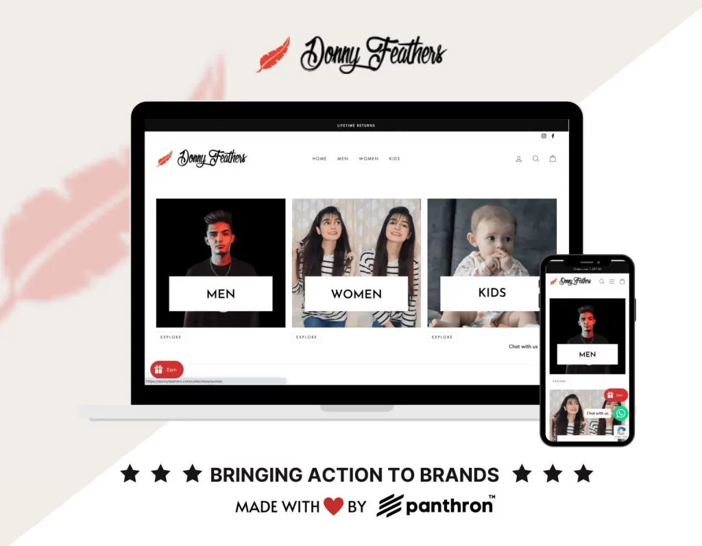 donnyfeathers.com portfolio